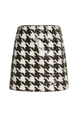 ASTR the Label Sequin Houndstooth Mini Skirt NWT- Size M